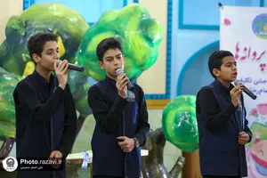 هیئت کبوترانه در رواق کودک حرم مطهر رضوی