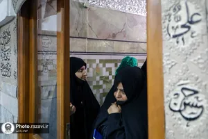 خدمت&zwnj;رسانی خدمه خواهر بارگاه منور رضوی در شب&zwnj;های قدر