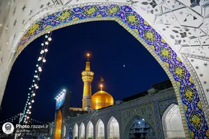 حال و هوای حرم مطهر رضوی در شب میلاد امام حسن عسکری علیه&zwnj;السلام