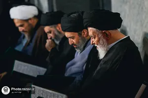 سومین شب مراسم بزرگداشت رهبر شهید انقلاب اسلامی از سوی رهبر معظم انقلاب
