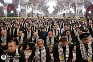 گرامیداشت سید مقاومت در حرم مطهر رضوی
