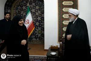 دیدار وزرای امور خارجه و راه و شهرسازی با تولیت آستان قدس رضوی