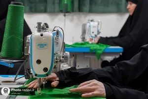 کارگاه دوخت لباس شیرخوارگان حسینی