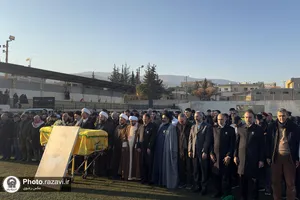 تشییع پیکر شهید محمد حسین فهدة در شهر هرمل لبنان