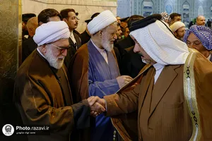 تشرف شیوخ عشایر عراق به حرم مطهر رضوی
