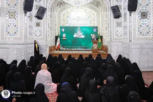 تشرف دانشجویان دانشگاه&zwnj;های استان گیلان و خراسان شمالی به حرم مطهر رضوی