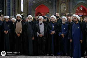 آیین خطبه&zwnj;خوانی شب شهادت امام رضا علیه&zwnj;السلام در حرم مطهر رضوی