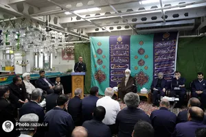 بازدید تولیت آستان قدس رضوی از اداره روشنایی حرم مطهر