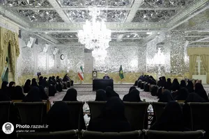 دیدار بانوان شاغل در آستان با تولیت آستان قدس رضوی