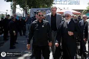 بازدید تولیت آستان قدس رضوی از مواکب دهه آخر صفر
