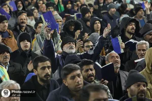 مراسم احیا شب بیست و یکم ماه مبارک رمضان در حرم مطهر رضوی - 1