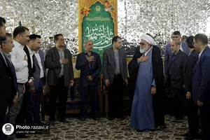 دیدار جمعی از ورزشکاران با تولیت آستان قدس رضوی