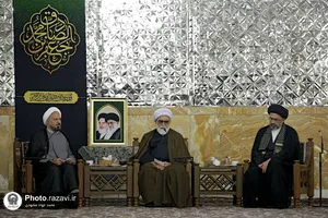 دیدار اعضای ستاد بزرگداشت دهه کرامت با تولیت آستان قدس رضوی