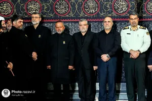 آیین خطبه&zwnj;خوانی شب عاشورای حسینی در حرم مطهر رضوی -1