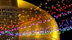 آیین بدرقه زائرین حریم رضوی از ایستگاه راه‌آهن کرج/ فیلم