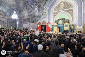 تشرف کاروان زائران آذربایجان شرقی به حرم مطهر رضوی