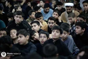 اعتکاف دانش آموزی در مساجد مشهد