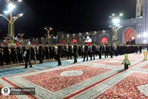 آیین خطبه&zwnj;خوانی شب عاشورای حسینی در حرم مطهر رضوی -1