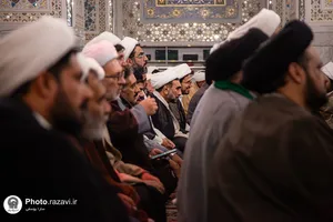 تشرف مدیران حوزه نمایندگی ولی&zwnj;فقیه در وزارت جهاد کشاورزی به حرم مطهر رضوی
