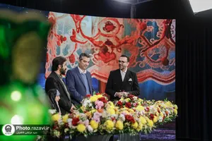 ضبط برنامه تلویزیونی شب یلدا در حرم مطهر رضوی