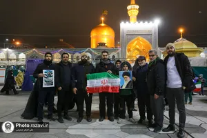 بانگ الله اکبر در حرم مطهر رضوی