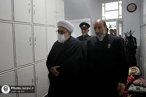 حضور تولیت آستان قدس رضوی در کشیک خانه دربانان