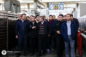 بازدید کارکنان آستان قدس رضوی از شرکت صنایع غذایی رضوی