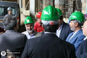 بازدید اعضای شورای شهر مشهد از پروژه&zwnj;های عمرانی حرم مطهر رضوی