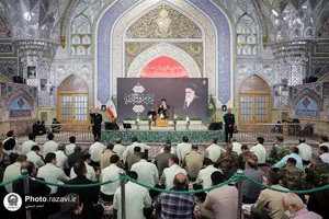 مراسم گرامیداشت سی و چهارمین سالگرد ارتحال امام خمینی در حرم مطهر رضوی
