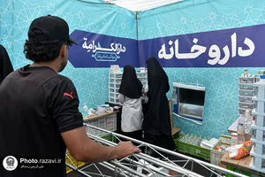 بازدید خبرنگاران از مواکب آستان قدس رضوی