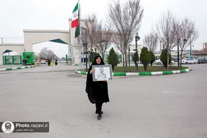 آیین رونمایی یادمان شهید گمنام زائرشهر رضوی