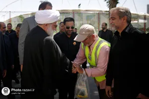 بازدید تولیت آستان قدس رضوی از مواکب دهه آخر صفر
