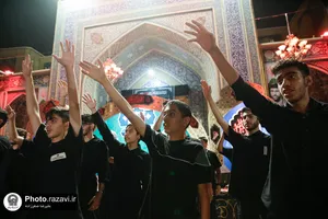 عزاداری هیئات مذهبی استان سمنان در حسینیه حرم