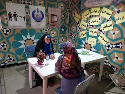 استقرار غرفه‌های مشاوره خانواده و فرزندآوری در مواکب دهه پایانی صفر آستان قدس رضوی