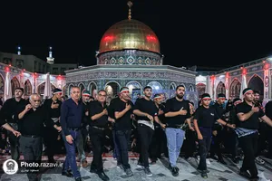 عزاداری سنتی شب دهم محرم در &laquo;حسینیه حرم&raquo;