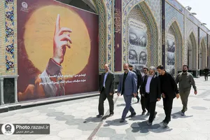 بازدید رئیس سازمان پدافند غیر عامل کشور از پروژه&zwnj;های عمرانی حرم مطهر رضوی