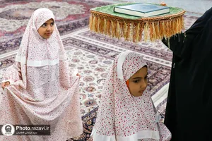 جشن عبادت ۸۸۸ دختر امام رضایی
