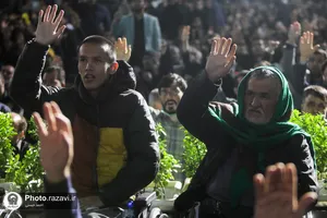 مراسم احیا شب نوزدهم ماه مبارک رمضان در حرم مطهر رضوی - 1