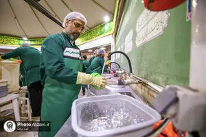 چایخانه حرم مطهر رضوی در ماه مبارک رمضان