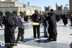مواکب خدمت رسان به زائران بارگاه منور رضوی-2