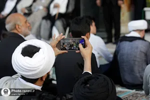 مراسم چهلم شهدای خدمت در حرم مطهر رضوی