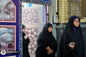 بازدید خدام خواهر حرم مطهر از دستاوردهای آستان قدس رضوی