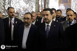 دیدار نخست وزیر عراق با تولیت آستان قدس رضوی