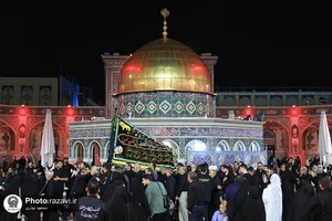 عزاداری سنتی شب چهارم محرم در &laquo;حسینیه حرم&raquo;