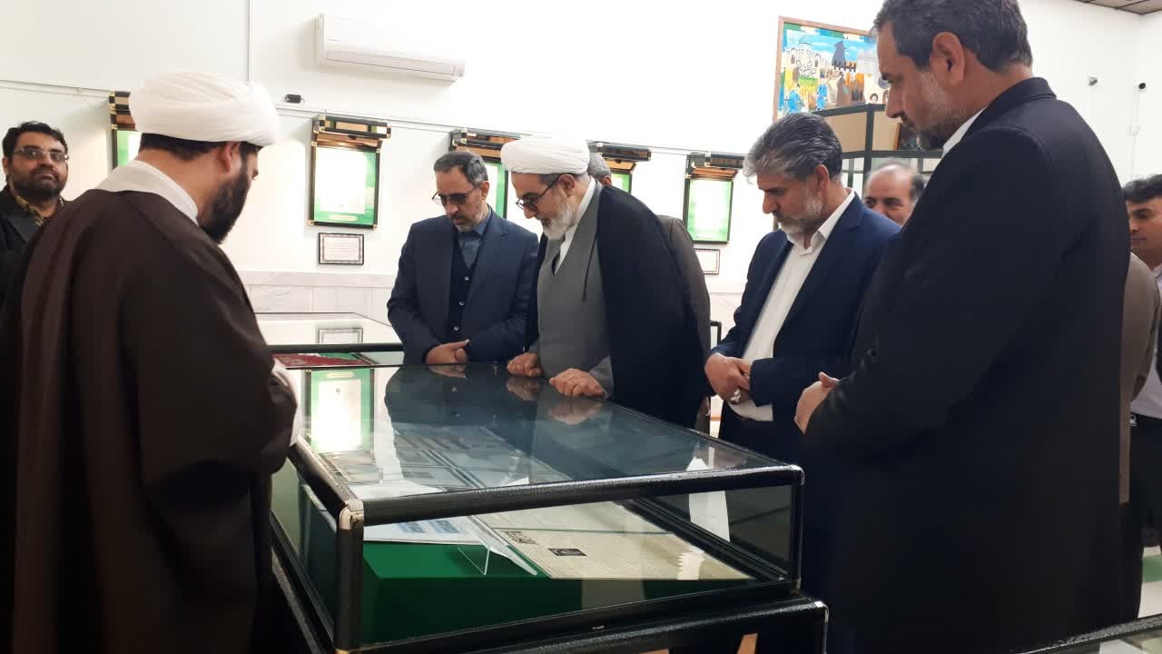 حضور رییس سازمان قضائی نیروهای مسلح کل کشور در زیارتگاه شهید مدرس