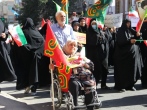 راهپیمایی حجاب و عفاف بانوان با حضور خادمیاران و یاوران رضوی ارومیه