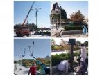 اجرای فاز سوم بهسازی روشنایی صحن‌های زیارتگاه شهید مدرس (ره) 