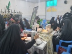 برش و دوخت رایگان چادر مشکی بانوان و دختران در چهارشنبه های امام رضایی