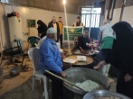 توزیع غذای گرم در مراکز نگهداری معلولین اسفراین