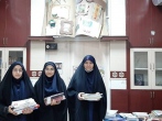 دانش آموزان مدارس امام رضا(ع) در پویش نذر کتاب شرکت کردند